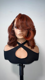 Harvest | ginger auburn dimensional layered 6x6 closure bob wig (Coming Soon) - Siren
