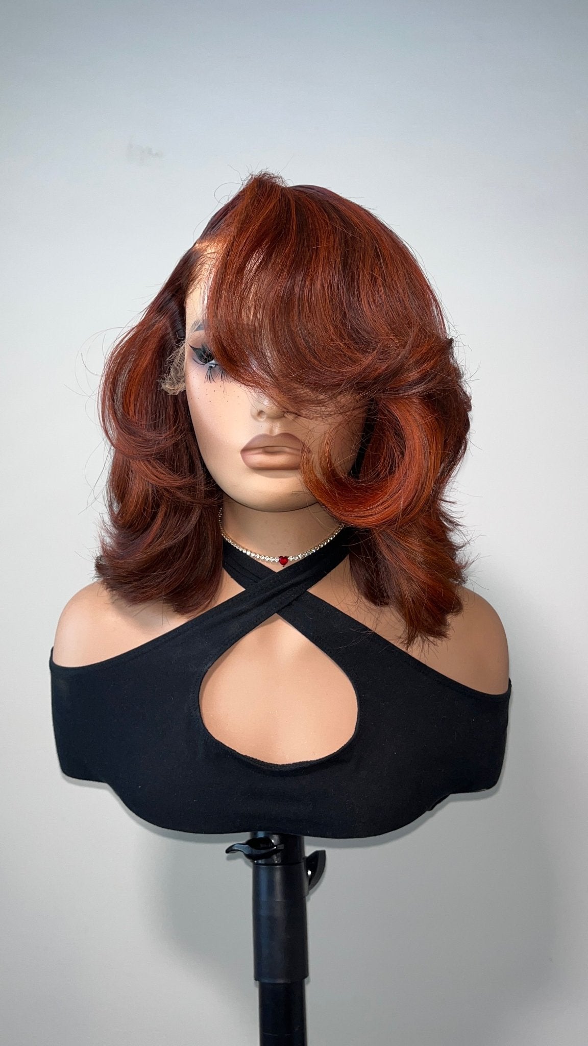 Harvest | ginger auburn dimensional layered 6x6 closure bob wig (Coming Soon) - Siren