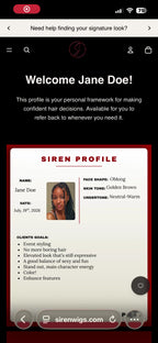 Signature Look | Siren Profile