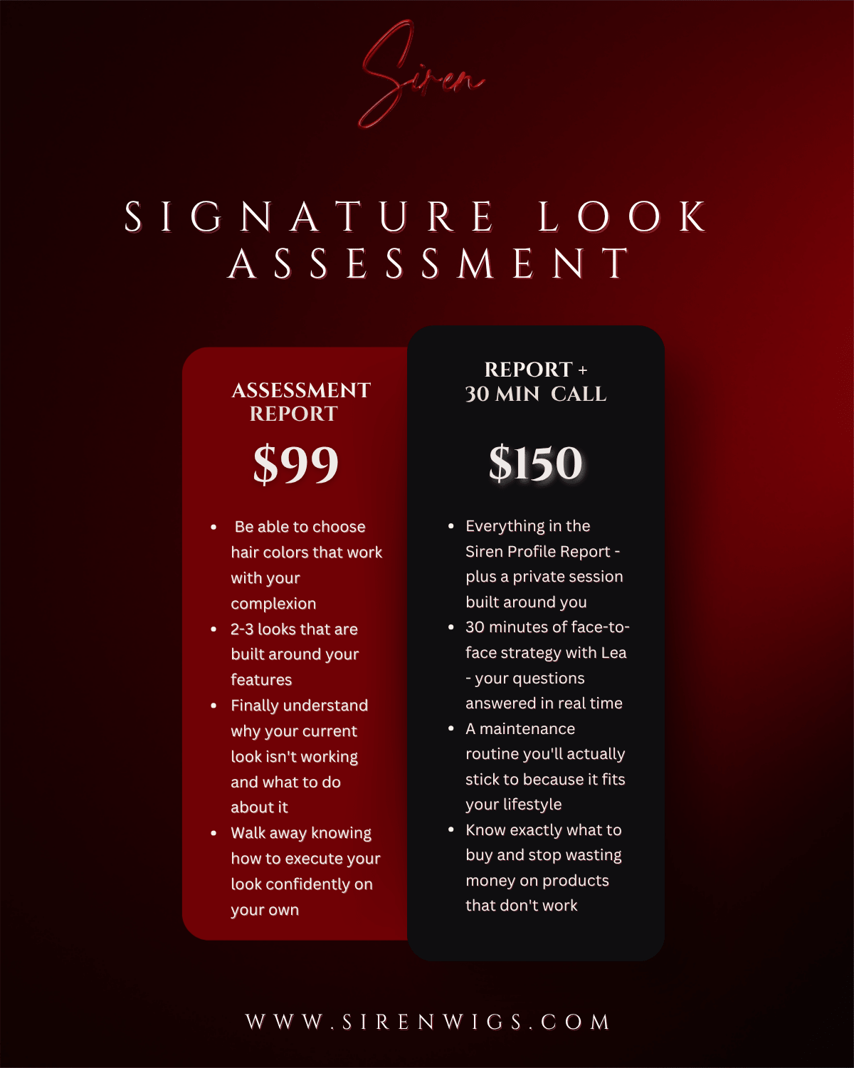 Signature Look Assessment - Siren