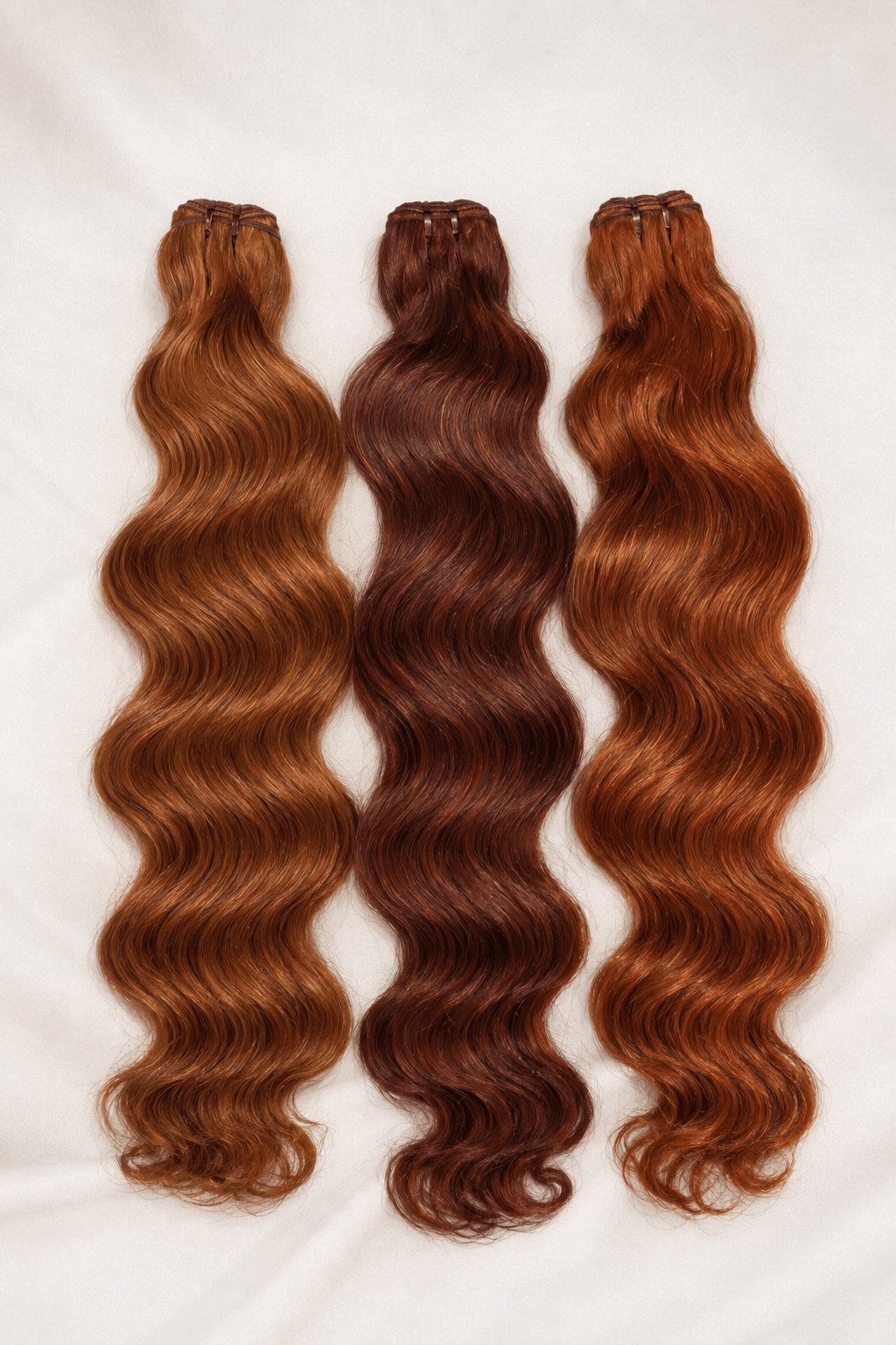 Soft Ginger/Auburn/Copper Natural Wave Bundles - Siren